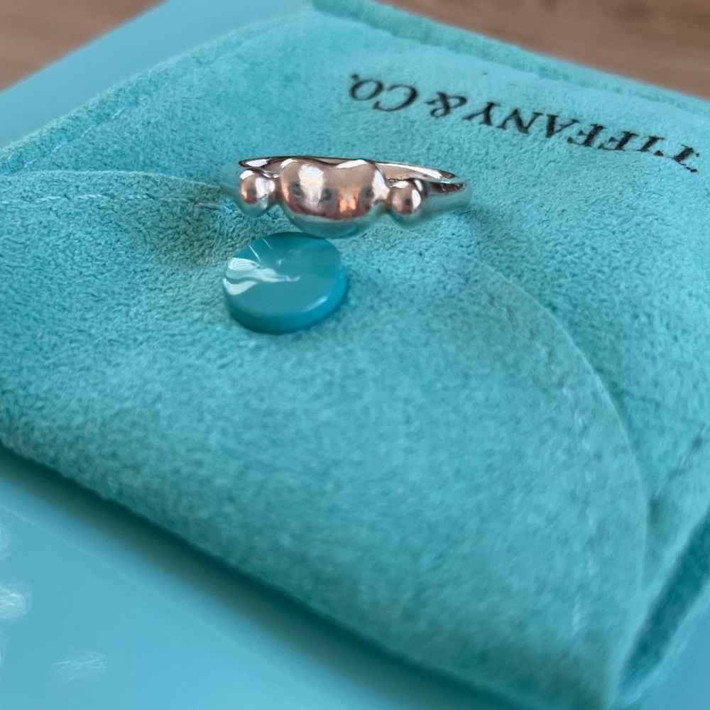 Tiffany Sterling Silver Bean Ring
